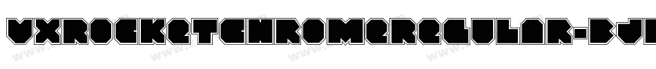 VxRocketChromeRegular-BJml字体转换