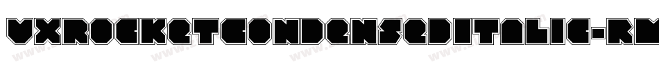 VxRocketCondensedItalic-rMw9字体转换