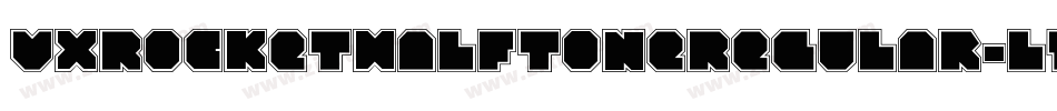 VxRocketHalftoneRegular-l1Y0字体转换