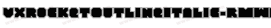 VxRocketOutlineItalic-rMwL字体转换