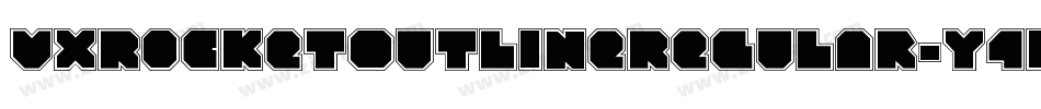 VxRocketOutlineRegular-Y4w4字体转换