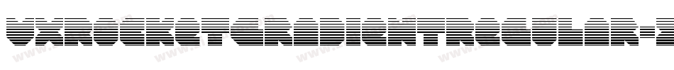 VxRocketGradientRegular-2oyw字体转换