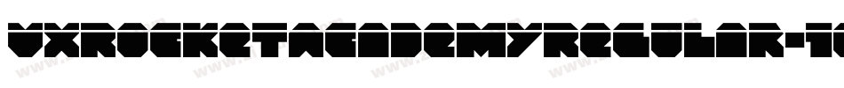 VxRocketAcademyRegular-1gy4字体转换