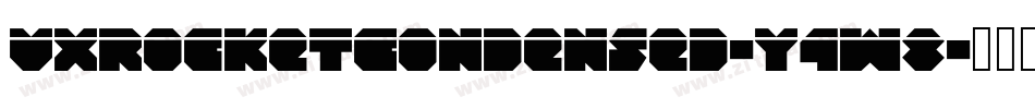 VxRocketCondensed-Y4w8字体转换