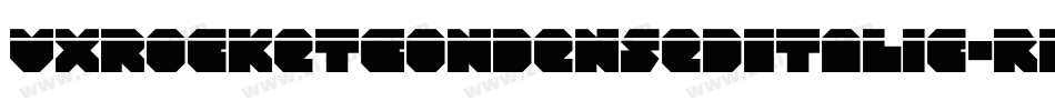 VxRocketCondensedItalic-rMw9字体转换
