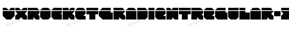 VxRocketGradientRegular-2oyw字体转换