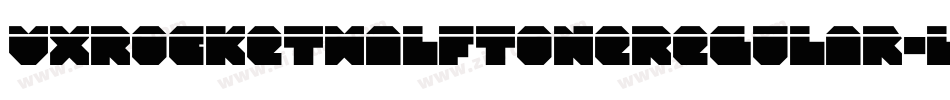 VxRocketHalftoneRegular-l1Y0字体转换