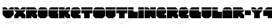 VxRocketOutlineRegular-Y4w4字体转换