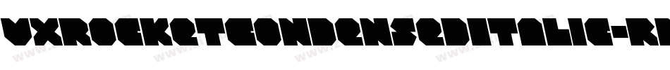 VxRocketCondensedItalic-rMw9字体转换