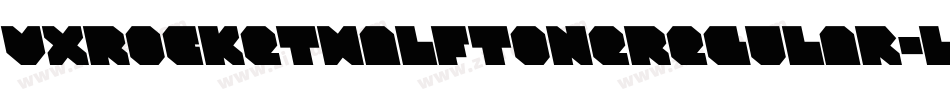 VxRocketHalftoneRegular-l1Y0字体转换