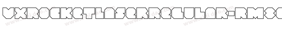 VxRocketLaserRegular-Rm86字体转换