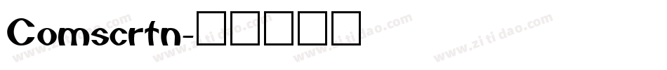 Comscrtn字体转换