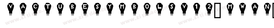 VacTubeSymbolsV12-MWAn字体转换