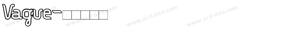 Vague字体转换