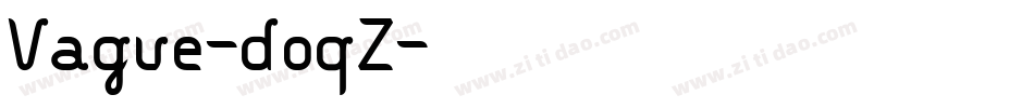 Vague-doqZ字体转换