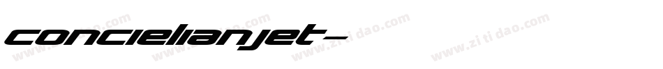 concielianjet字体转换