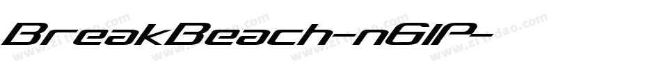 BreakBeach-n6lP字体转换