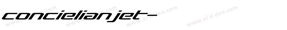 concielianjet字体转换