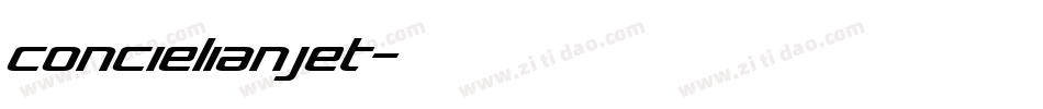 concielianjet字体转换