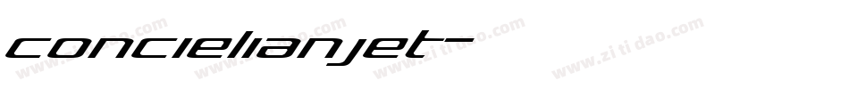 concielianjet字体转换