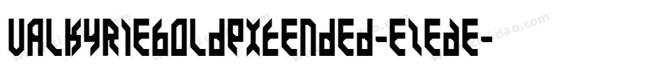 ValkyrieBoldExtended-eZeAe字体转换 ValkyrieBoldExtended-eZeAe字体转换