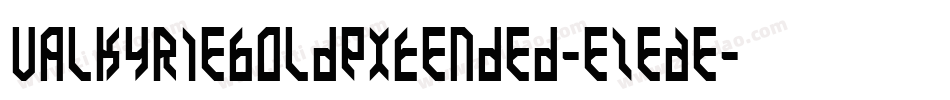 ValkyrieBoldExtended-eZeAe字体转换 ValkyrieBoldExtended-eZeAe字体转换