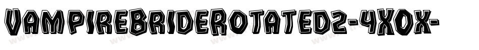 VampireBrideRotated2-4XOx字体转换