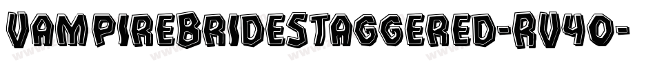 VampireBrideStaggered-RV4o字体转换