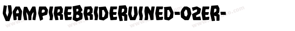 VampireBrideRuined-02eR字体转换