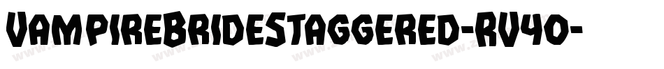 VampireBrideStaggered-RV4o字体转换
