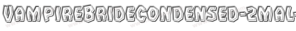 VampireBrideCondensed-2mal字体转换