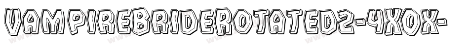 VampireBrideRotated2-4XOx字体转换