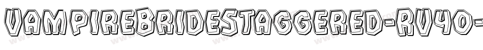 VampireBrideStaggered-RV4o字体转换