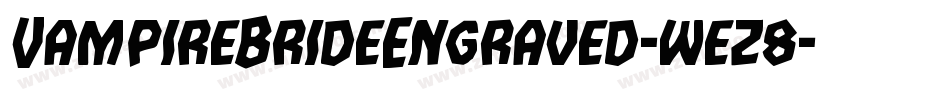 VampireBrideEngraved-wez8字体转换