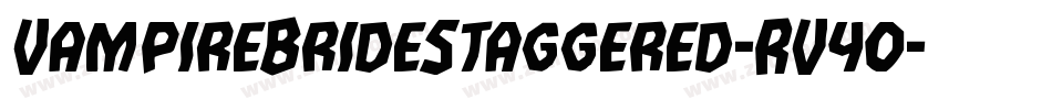 VampireBrideStaggered-RV4o字体转换