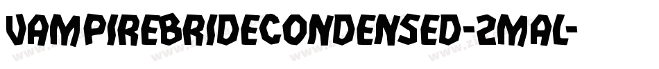 VampireBrideCondensed-2mal字体转换