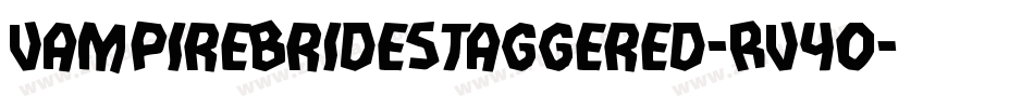 VampireBrideStaggered-RV4o字体转换