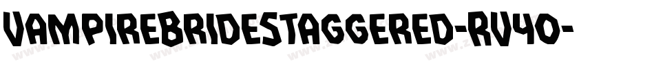 VampireBrideStaggered-RV4o字体转换