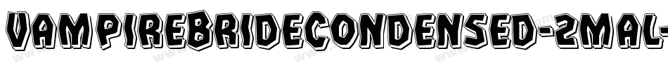 VampireBrideCondensed-2mal字体转换