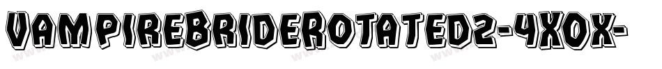 VampireBrideRotated2-4XOx字体转换