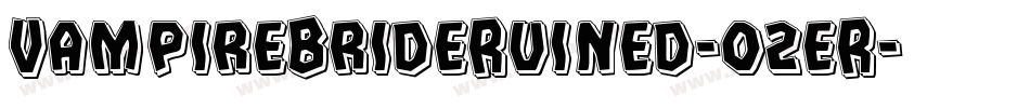 VampireBrideRuined-02eR字体转换