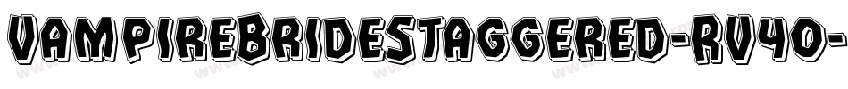 VampireBrideStaggered-RV4o字体转换