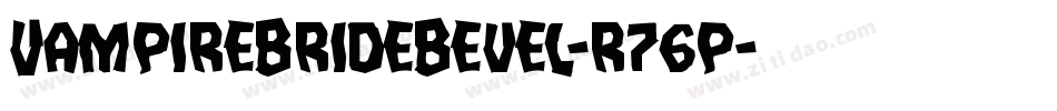 VampireBrideBevel-r76p字体转换