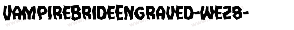 VampireBrideEngraved-wez8字体转换