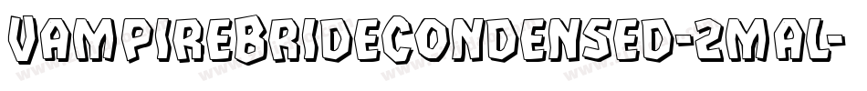 VampireBrideCondensed-2mal字体转换