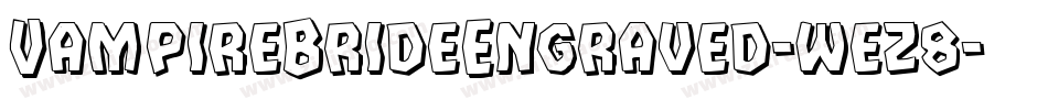 VampireBrideEngraved-wez8字体转换