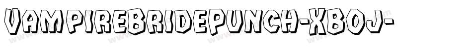 VampireBridePunch-XBOj字体转换
