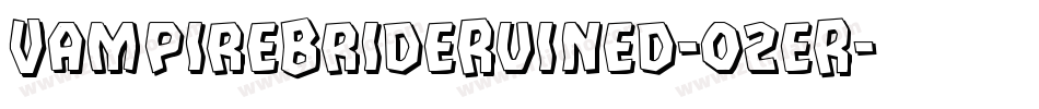 VampireBrideRuined-02eR字体转换