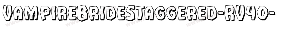 VampireBrideStaggered-RV4o字体转换