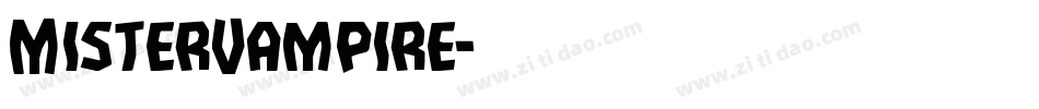 MisterVampire字体转换